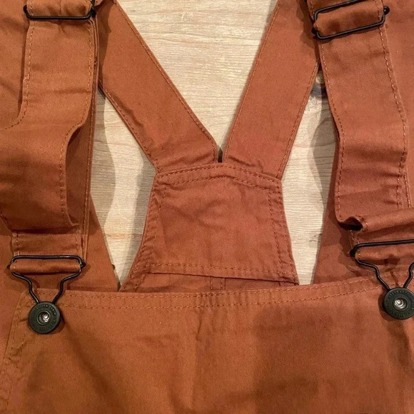 Unisex Blue Steel Rust Colored Overalls Slim 42 - Picture 8 of 15